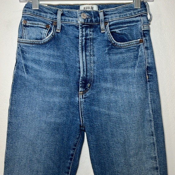 Agolde Pinch Waist Skinny Denim Jeans Size 26 - Picture 5 of 12
